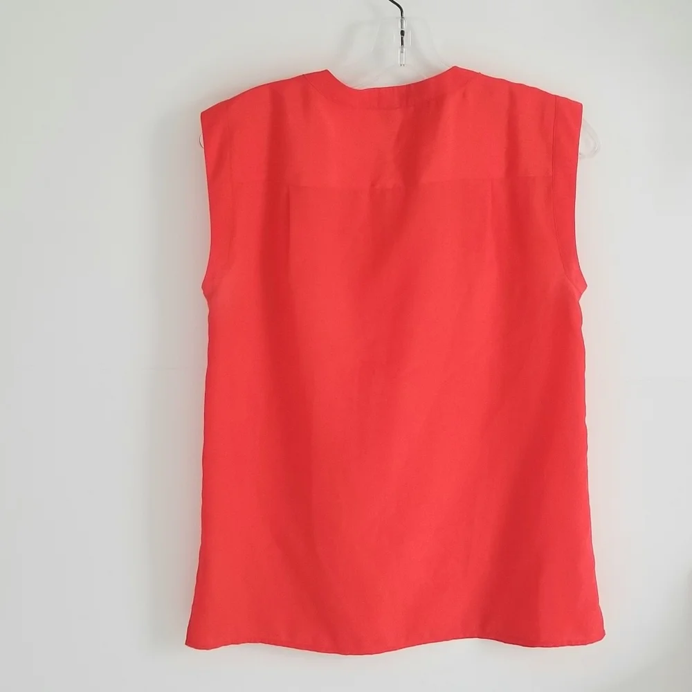 J. Crew Orange sleeveless top